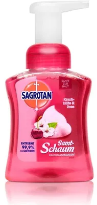 Immagine prodotto di Sagrotan schiuma di velluto fiori di ciliegio e rosa dispenser 250ml confezione da 3 pezzi