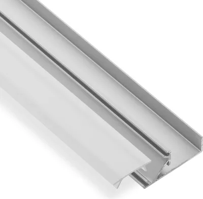 Produktbild von SOTECH LED Profil-45A Regalkantenbeleuchtung 2000 mm – 19 mm Platte, opale Abdeckung, Alu eloxiert