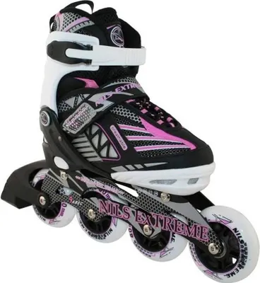 Obrázok produktu pre Nastaviteľné korčule Nils extreme on 9014 pink veľkosť: 31-34