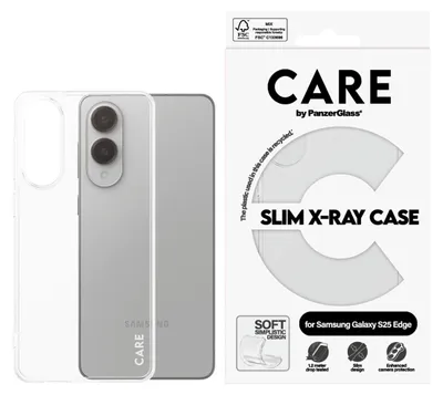 Immagine prodotto di Custodia Care By Panzerglass Fashion X-Ray per Samsung Galaxy S25 Edge - Trasparente