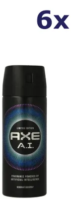 Produktbild von 6x Axe Deospray – A.I. Fresh 150 ml