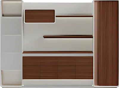 Image de Armoire à dossiers Bureau moderne Bois Métal Armoire rangement
