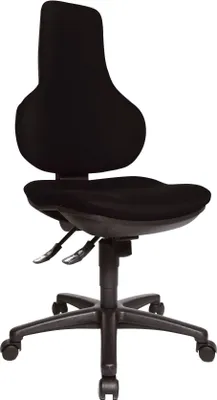 Image de Topstar® EPO20BC0 Drehstuhl Ergo Point ohne Armlehnen schwarz