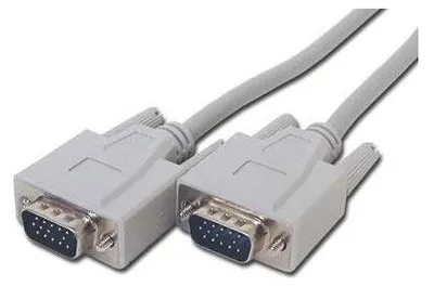 Produktbild von Videokabel VGA (D-Sub) (M) - VGA (D-Sub) (M), 2m, grau