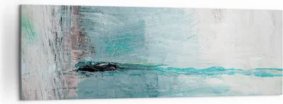 Produktbild von Bild auf Leinwand - Leinwandbild - Abstraktion modern - 160x50cm - Wand Bild - Wanddeko - Leinwanddruck - Bilder - Kunstdruck - Wanddekoration - Leinwand bilder - Wandkunst - AB160x50-3591