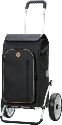 Produktbild von ANDERSEN Einkaufstrolley - Royal Shopper Folke schwarz 61 L Freizeit, Handwagen, Thermo, Aluminium, klappbar, Kugellagerrad