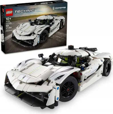 Zdjęcie produktu dla Biały hipersamochód Koenigsegg Jesko Absolut