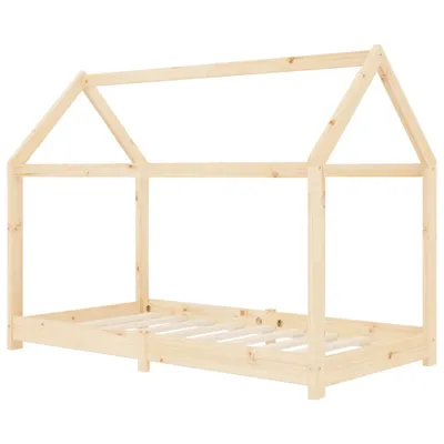 Produktbild von vidaXL Kinder-Bettgestell Massivholz Kiefer 80 x 160 cm