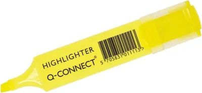 Produktbild von Textmarker Keilspitze 2-5 mm gelb Packung mit 10 Stück
