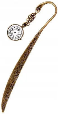Produktbild von EdiBazzar Vintage Boho Lesezeichen Retro mit Uhranhänger