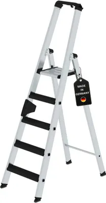 Produktbild von Stufen-Stehleiter einseitig begehbar mit clip-step relax 5 Stufen
