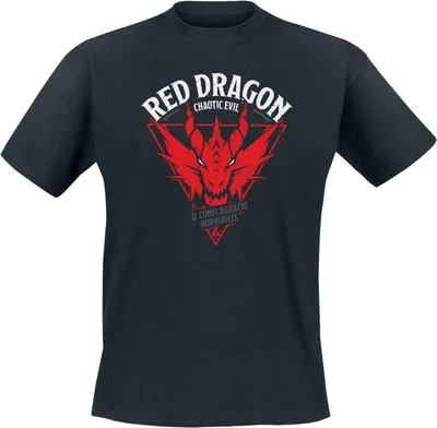 Immagine prodotto di Red Dragon - Maglietta Chaotic Evil - Grande - Nero