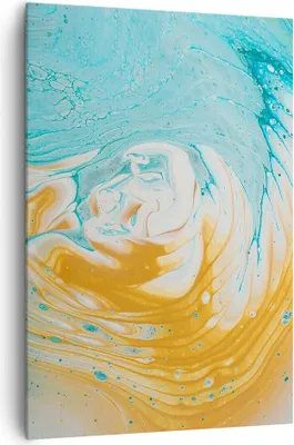 Produktbild von Bild auf Leinwand - Leinwandbild - Einteilig - Abstraktion verschüttet Farben - 70x100cm - Wand Bild - Wandbilder - Leinwanddruck - Wanddekoration - Leinwand bilder - Wandbild - PA70x100-4742