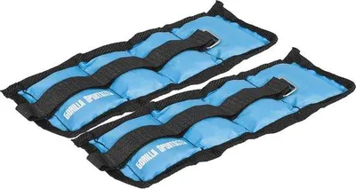 Produktbild von Verstelbare Gewichtsmanchetten-Set 2er - Übungsmanchetten für Arme und Beine, 9 Gewichtsstufen 1-10 kg