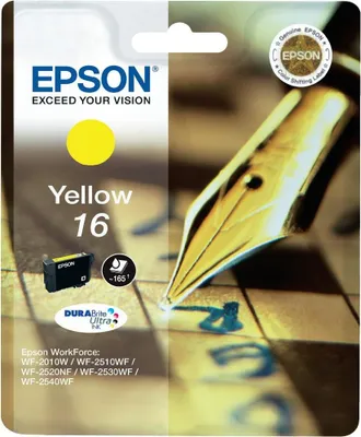 Image de Epson Pen and crossword Singlepack Yellow 16 DURABrite Ultra Ink