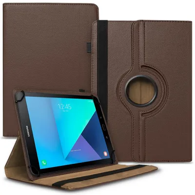 Produktbild von Tablet Hülle für SAMSUNG Galaxy Tab S10 Lite Tasche Schutzhülle Case 360 CoverFarbe 360 Uni:Braun