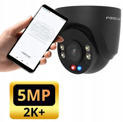 Obrázok produktu pre IP kamera Foscam na monitorovanie W5EP POE, čierna
