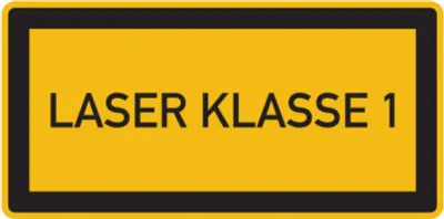 Produktbild von Dreifke® Hinweisschild, Laser Klasse 1 | Folie selbstklebend | 52x26 mm, 1 Stk