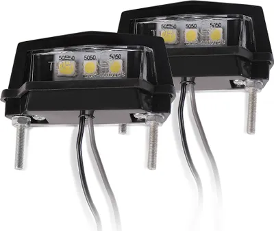 Produktbild von 2er-Set Kennzeichenbeleuchtung / LED Kennzeichenleuchte # T1