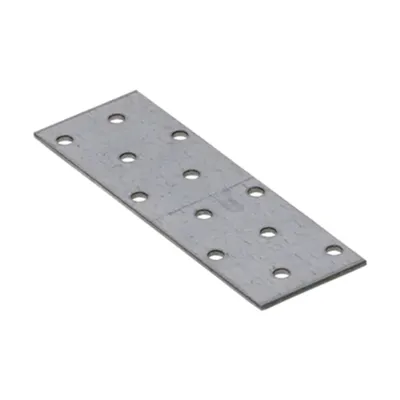 Produktbild von Lochplatte 120 x 40 x 2,00 mm Flachverbinder Holzverbinder verzinkt