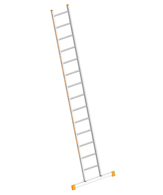 Produktbild von Layher Topic 1054 Anlegeleiter mit Quertraverse 14 Sprossen