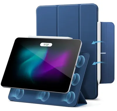 Produktbild von Schutzhülle für iPad Pro 11" 2025 / 2024 , ESR Rebound Magnetic Case, Dunkelblau