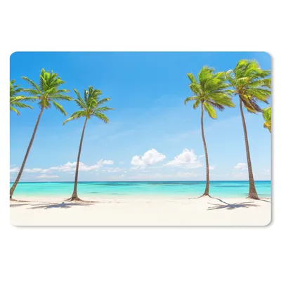 Produktbild von MuchoWow® Mauspad Mousepad Palme - Strand - Schatten - Sommer 27x18 cm - Mousepads - Maus Mat - Pad - Mausunterlage - Büroartikel - Desk Matten