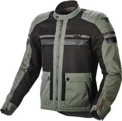 Immagine prodotto di Giacca da moto Macna Fluent, verde militare, XS