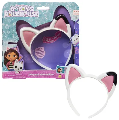 Produktbild von Gabby's Dollhouse DREAMWORKS - Magical Musical Cat Ears, Haarreif mit Katzenohren, 3 Jahr(e), Mit Ton, LR44, Akkus/Batterien enthalten