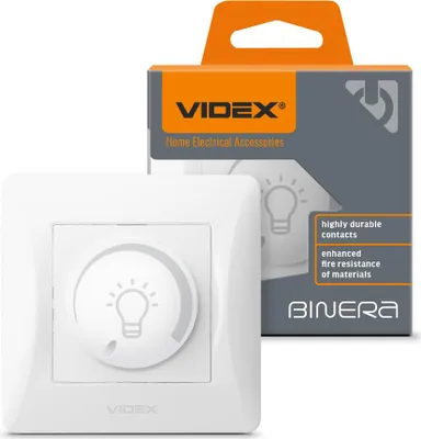 Image de Variateur LED VIDEX BINERA 200W blanc IP20 encastré