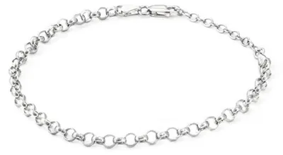 Produktbild von Stylisches Silberarmband Anker AGB37 - Länge: 18 cm