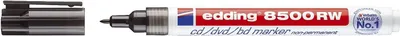 Zdjęcie produktu dla 10x Edding 8500-1 RW/F 8500 RW CD markery - nietrwałe, ok. 1 mm, czarne