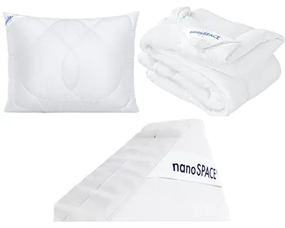 Produktbild von nanoSPACE Winter-Anti-Milben-Set: Kissen + Bettdecke + Matratzenbezug