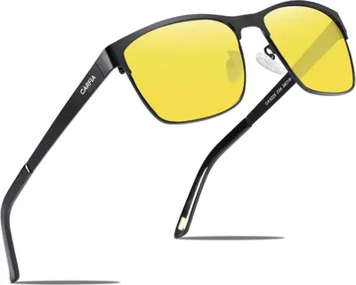 Produktbild von CARFIA Polarisierte Herren Sonnenbrille Metallrahmen UV 400 Sportbrille