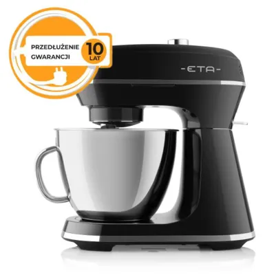 Zdjęcie produktu dla Eta STORIO II, 5 l, Czarny, Dźwignia, Obrotowy, Nachylenie, 1,4 l, Blendowanie, Ugniatać, Miksowanie, Mieszanie, 1,4 m