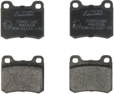 Produktbild von ABE Bremsbeläge Satz Hinten passend für MERCEDES-BENZ 190 (W201) C2M000ABE