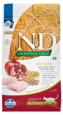 Zdjęcie produktu dla Farmina Pet Food 8010276030481, Kocięta, Każda rasa, Dorsz, Dynia, Krewetka, 300 g