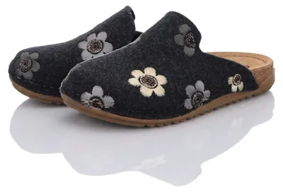 Produktbild von Gemini Damen Filz Pantolette blau Größe 42
