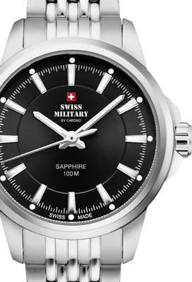 Produktbild von Swiss Military SM34105.01 Damenuhr Klassik Saphirglas 28mm 10ATM