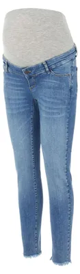 Productafbeelding van MLMENDEZ Slim Jeans met afgesleten details, model 7/8.