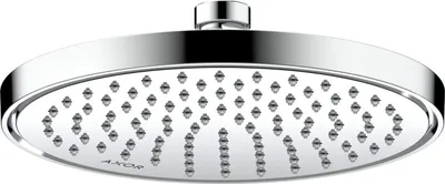 Produktbild von Hansgrohe Kopfbrause 220 1jet EcoSmart Axor Brushed Black Chrome, 35383340