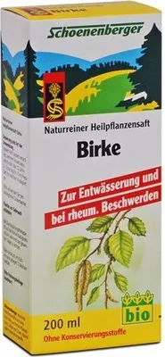 Produktbild von Birkensaft Schoenenberger, 200 ml