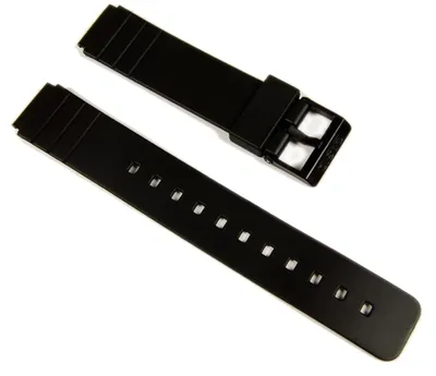 Produktbild von Casio Ersatzband Uhrenarmband Resin 16mm MQ-24 / MQ-58- / EB-3011- / MQ-76-