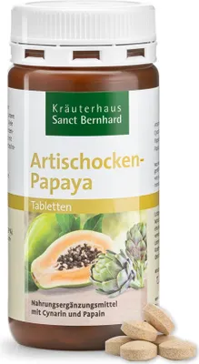 Produktbild von Sanct Bernhard Artischocken-Papaya-Tabletten - 160 Tabletten