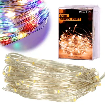 Immagine prodotto di Filo luminoso decorativo a LED 5m 50LED multicolore
