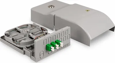 Produktbild von DIGITUS FTTH Hausübergabepunkt. 3xLC/APC. Duplex