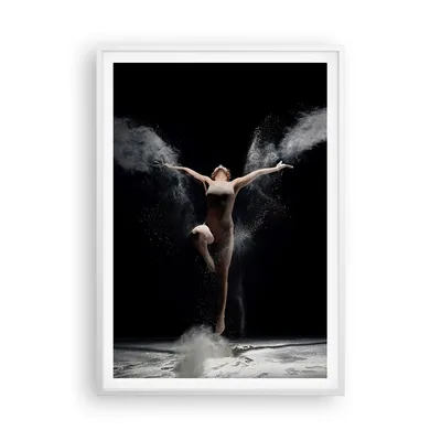 Produktbild von Gerahmtes Poster - Weißer Rahmen - Fotografie Tanz Flügel - 70x100 cm - Wand Bild - Wanddeko - Wandbilder - Kunstposter - Wandposter - Bilderrahmen - Bilder - Kunstdruck - Wandbild - P2WPA70x100-4306