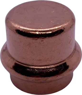 Produktbild von Kupfer Pressfitting Kappe, Kontur V, 28mm
