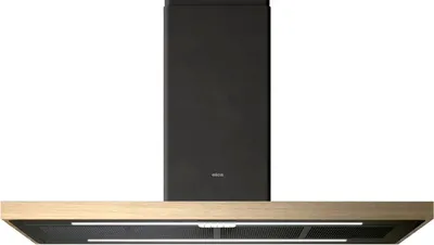 Produktbild von Elica  Island PRF0200563 Inselhaube Natureiche 120 cm Schwarz