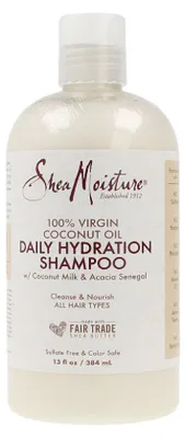 Produktbild von 100% VIRGIN COCONUT OIL Shampoo zur tä glichen Feuchtigkeitszufuhr 384 ml